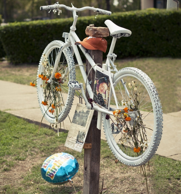Andrew’s Ghost Bike